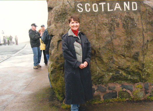 Jeanne in Scotland